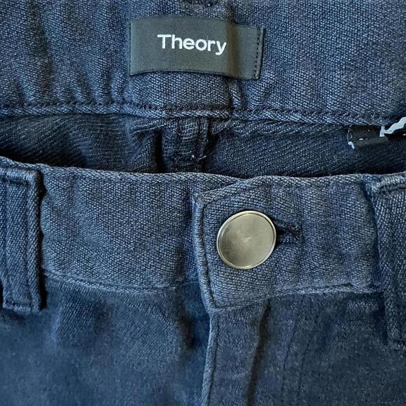 Women’s Theory Navy Stretch Straight Jean Size 29 - Picture 3 of 6